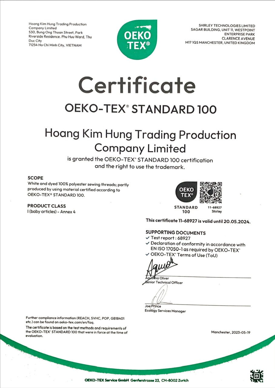 OEKOTEX-TEX STANDARD 100